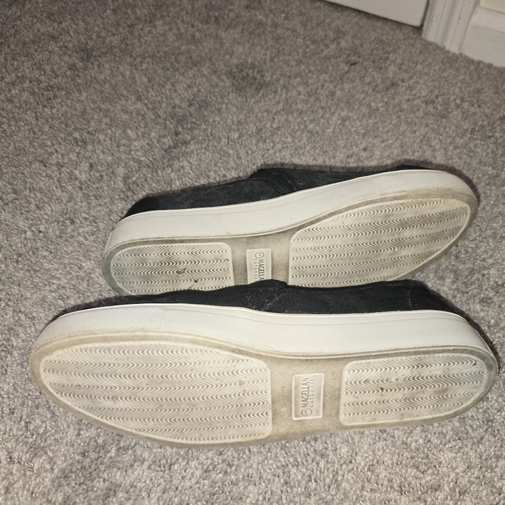 Magellan Outdoors Charcoal Leopard Slip-On Sneakers - Picture 4 of 4